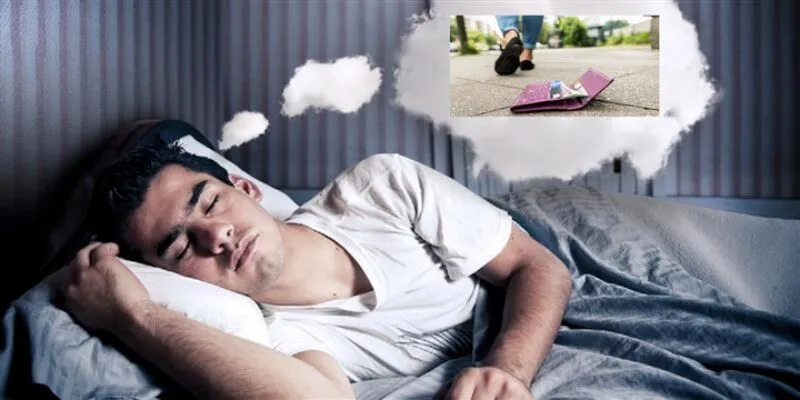 Mơ thấy mất đồ hoặc nhặt được tiền