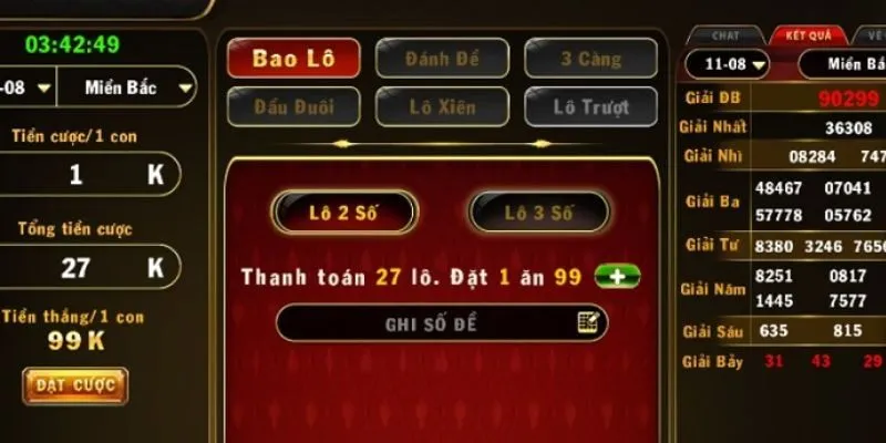 Hệ thống game lô đề tại nhà cái